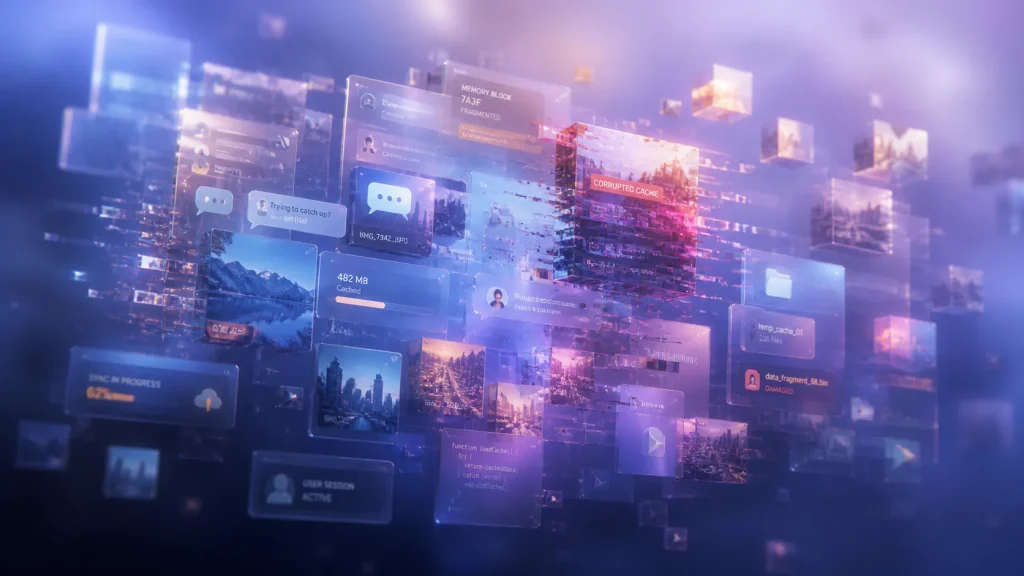 Discord corrupted cache causing 500 internal server error visualization