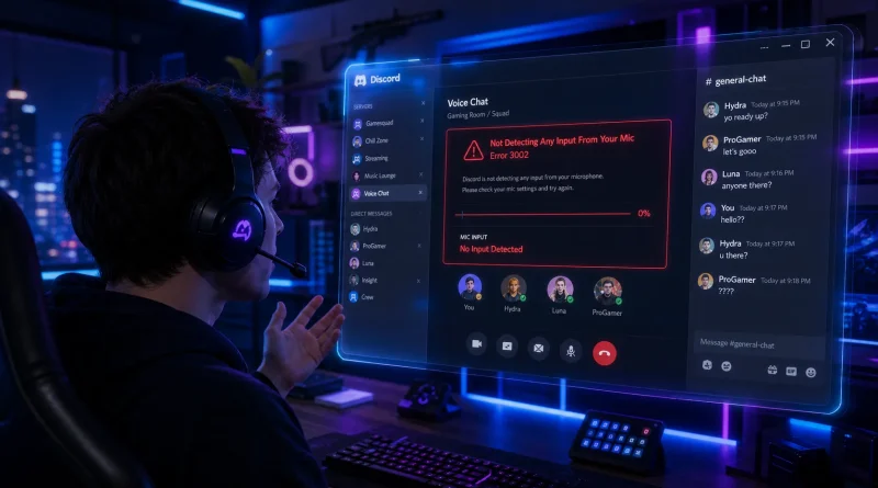 error 3002 discord microphone not detecting input visual