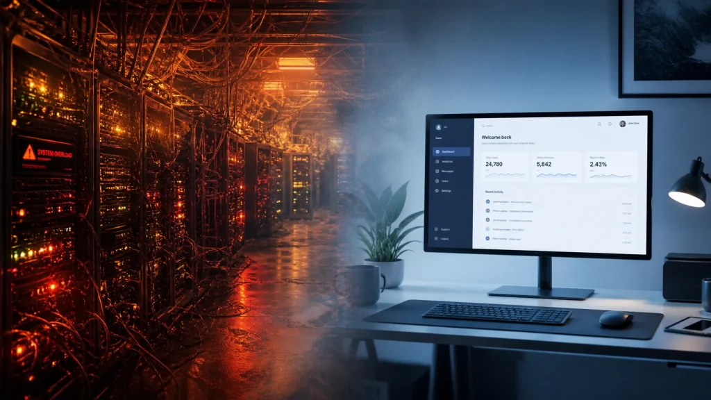 Discord 500 error server issue vs user side problem comparison