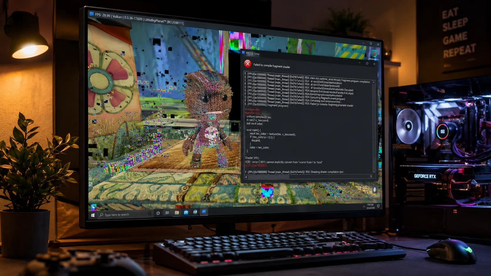 RPCS3 failed to compile fragment shader Little Big Planet Fixes