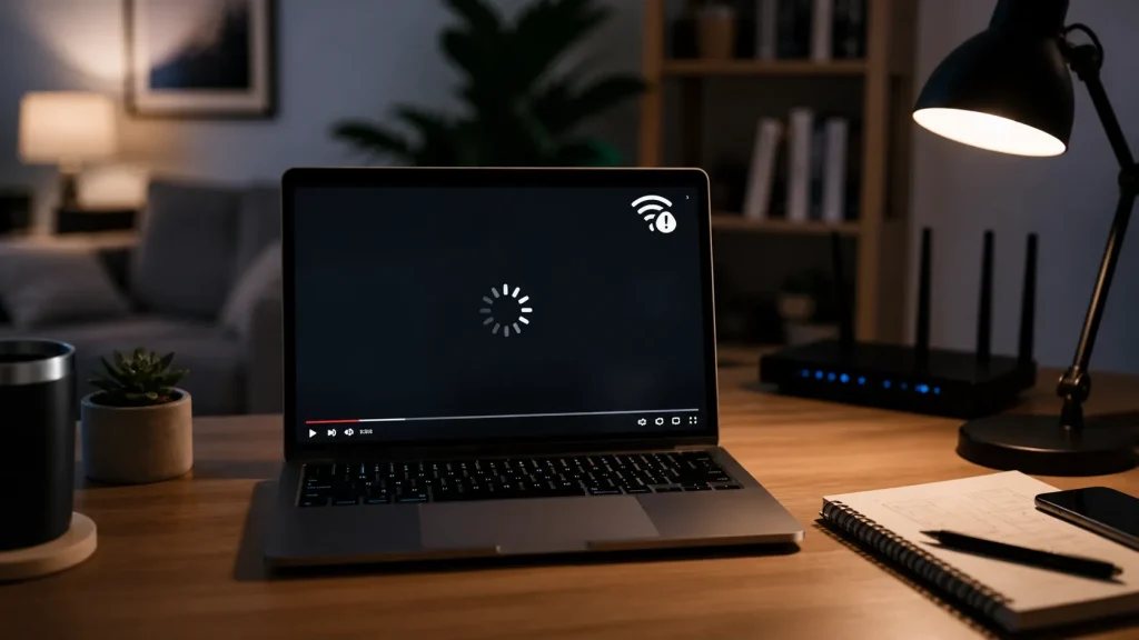 Streaming error caused by weak internet or VPN connection