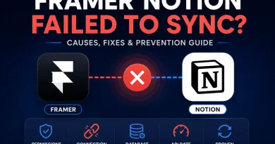 Framer Notion sync error guide